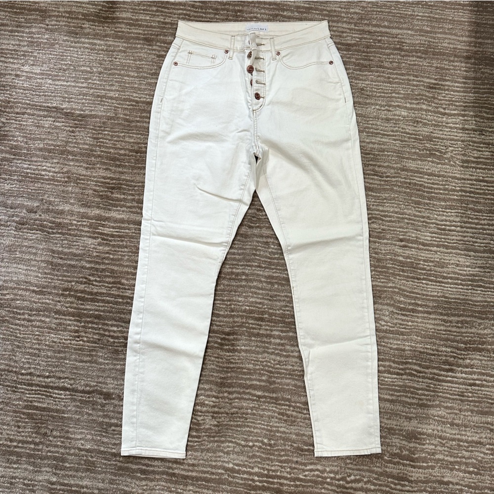 Loft - curvy high waist skinny ankle